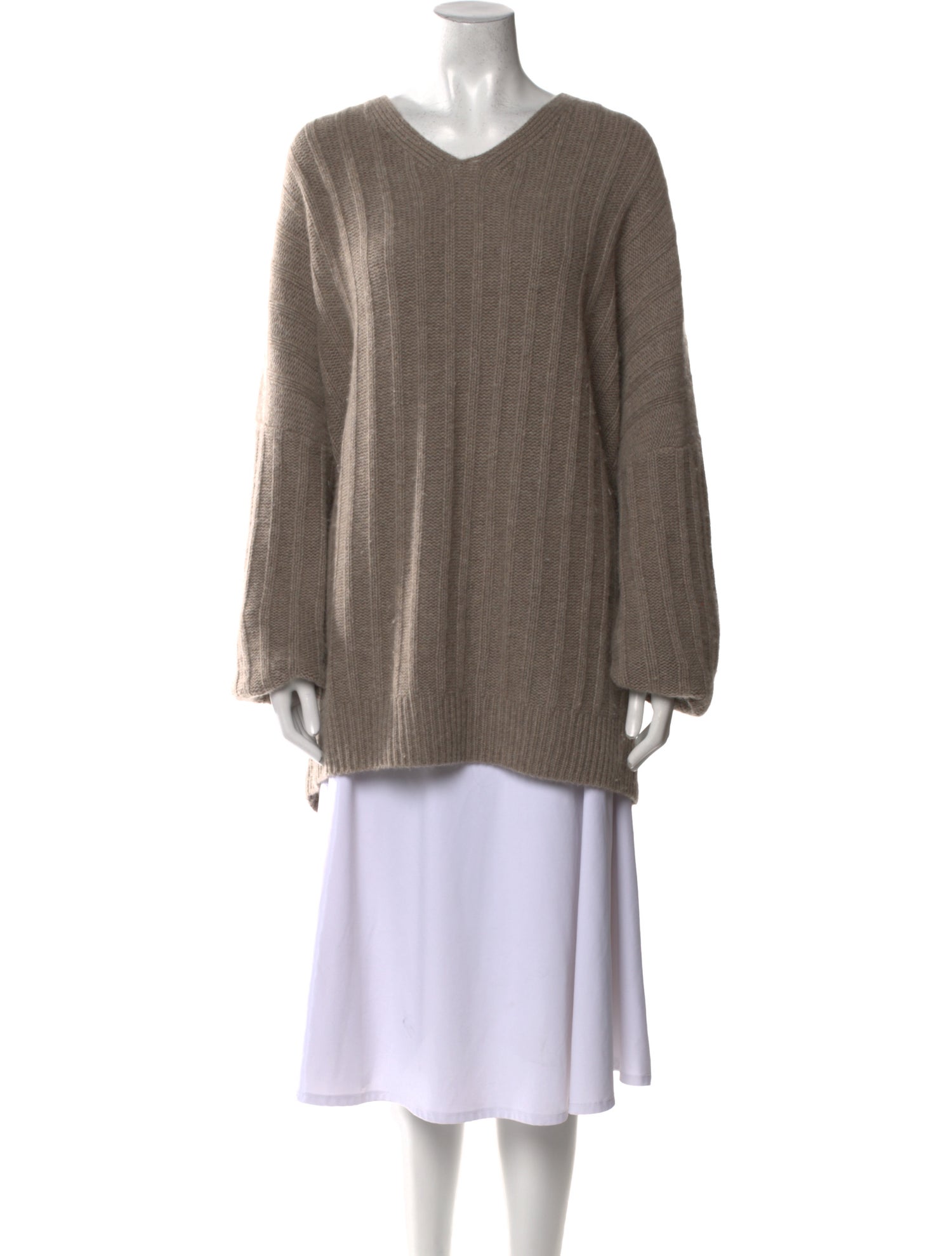 Khaite Cashmere V-Neck Sweater