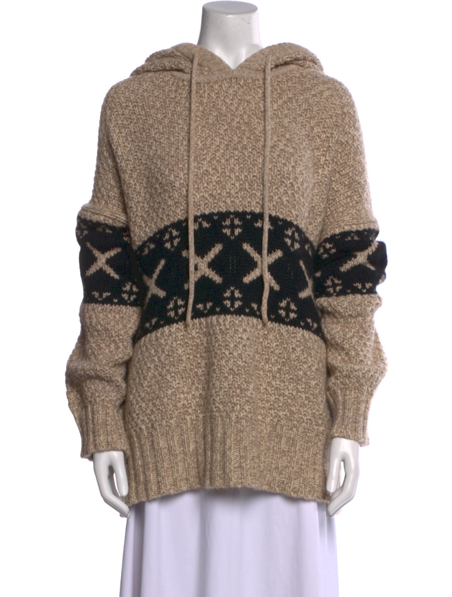 Khaite Printed Crew Neck Sweater