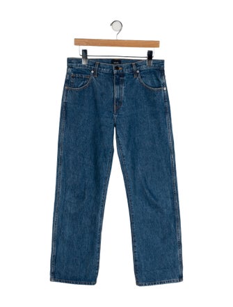 Khaite Mid-Rise Wide Leg Jeans