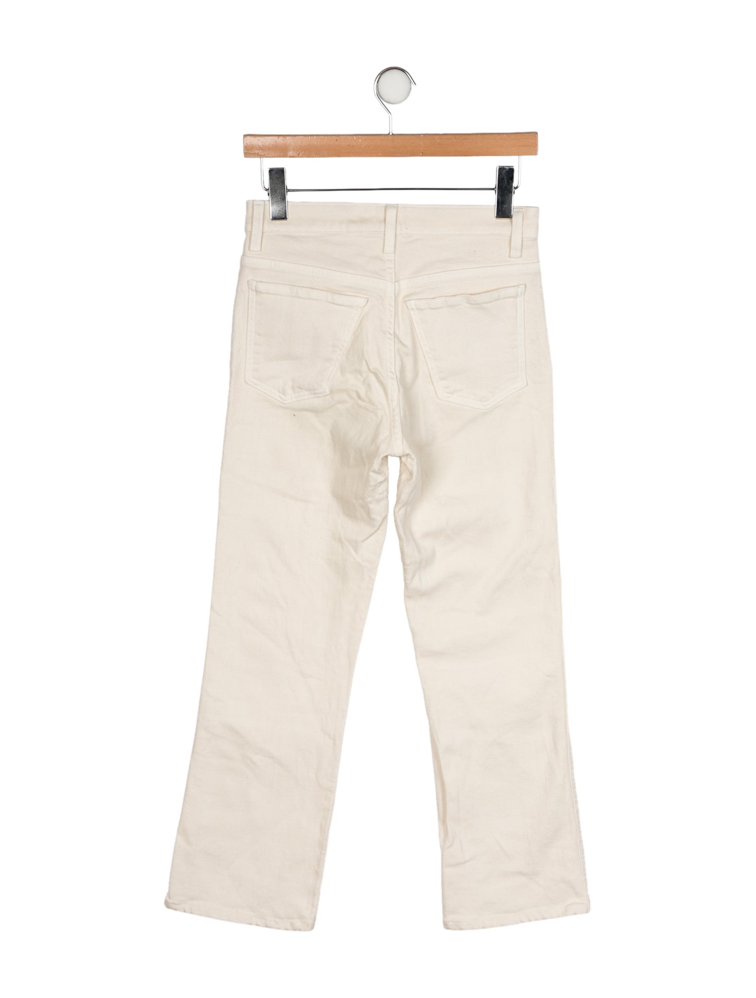 Khaite Mid-Rise Straight Leg Jeans