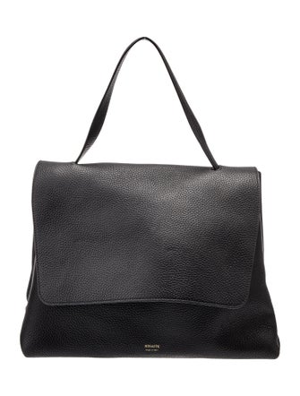 Khaite Leather Messenger Bag