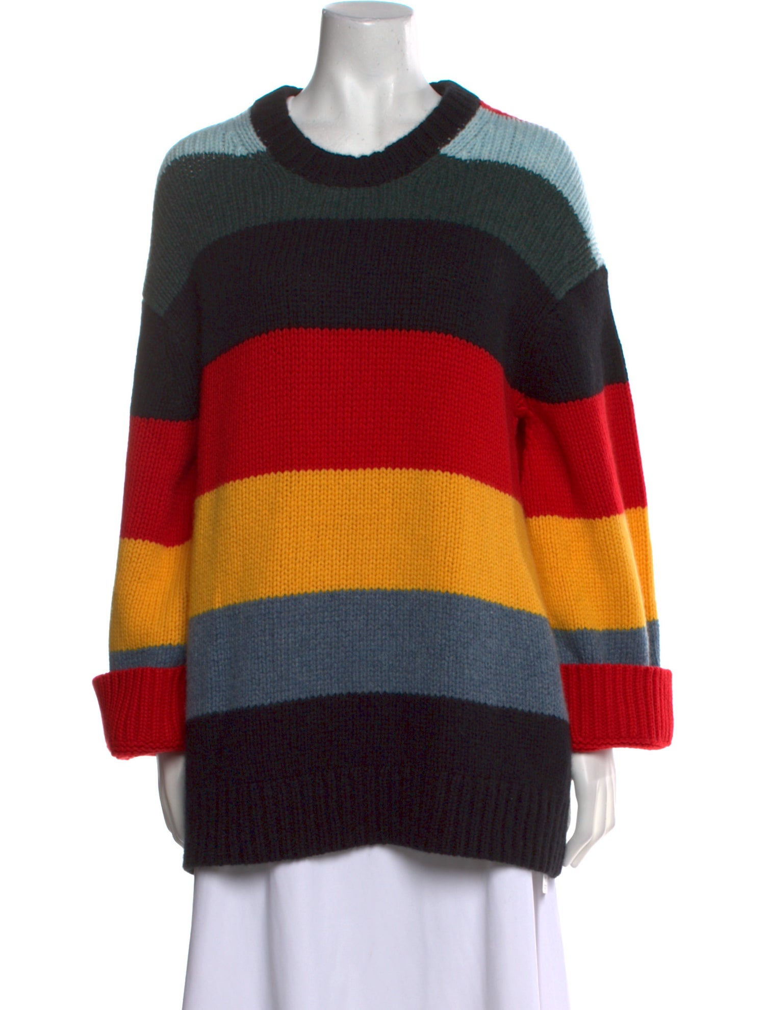 Khaite Cashmere Striped Sweater