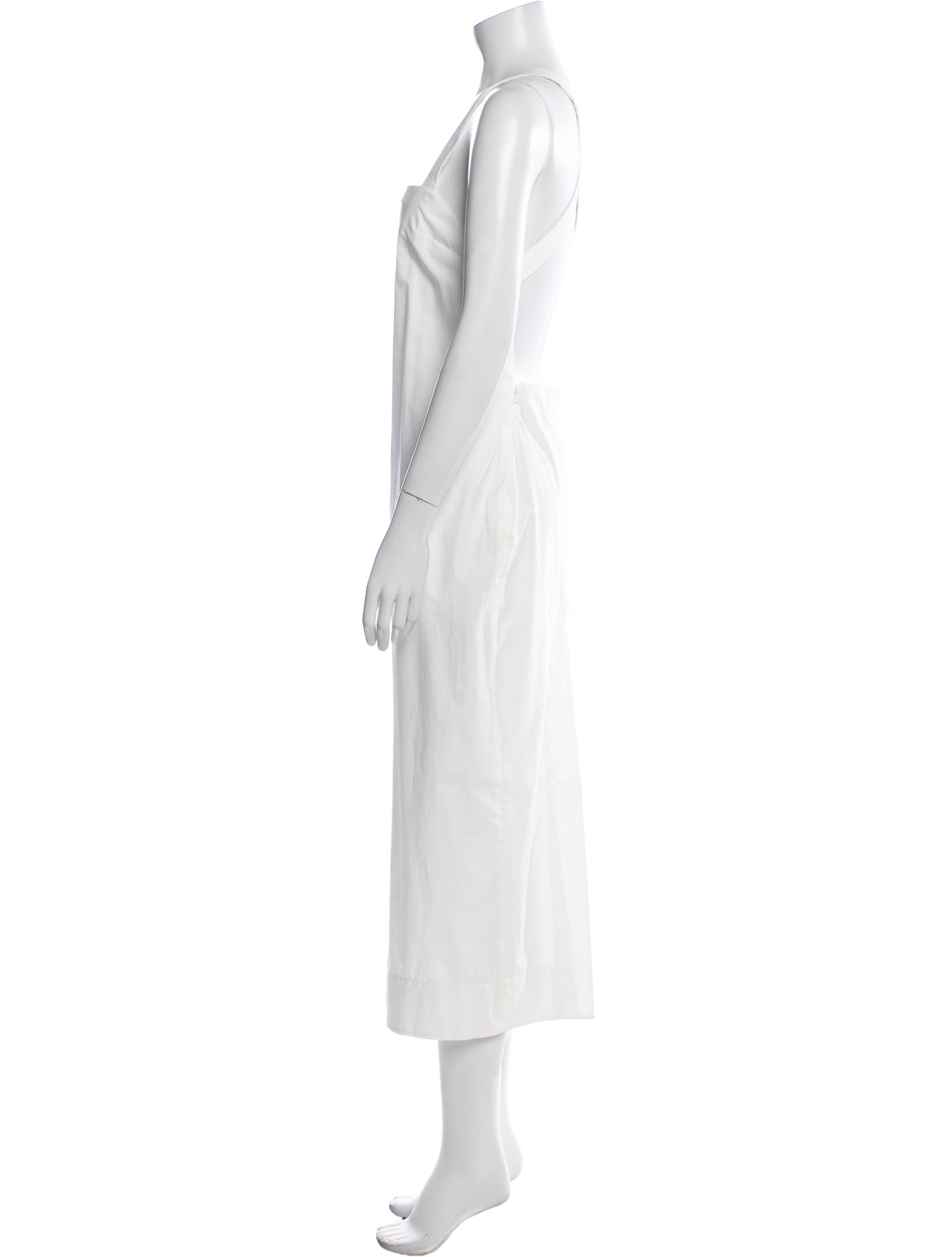 Khaite Square Neckline Long Dress