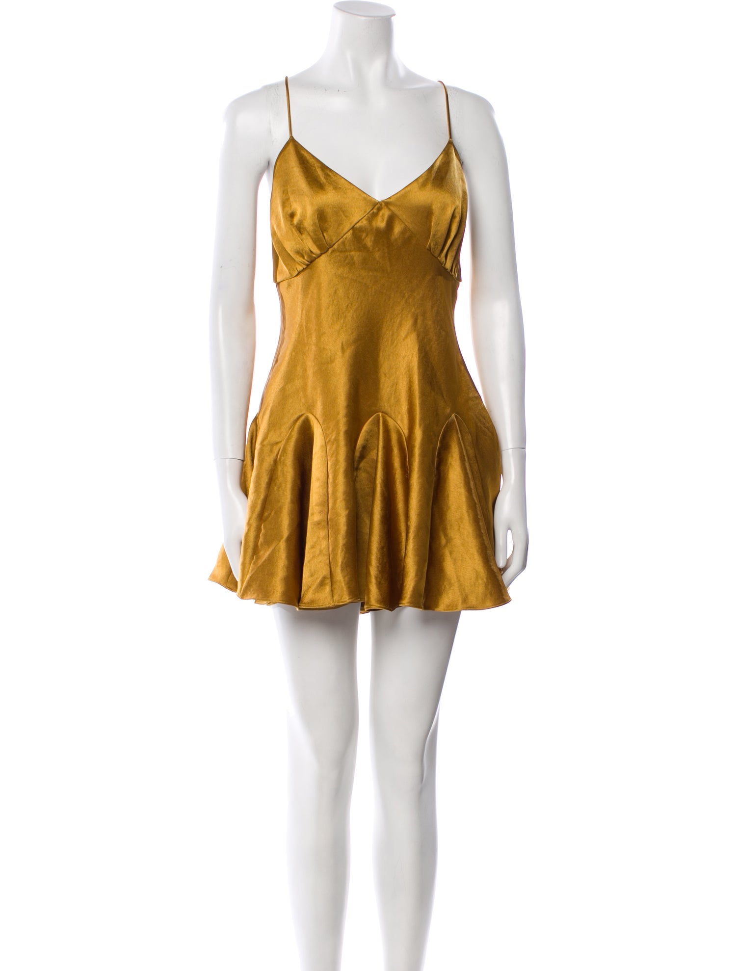 Khaite V-Neck Mini Dress