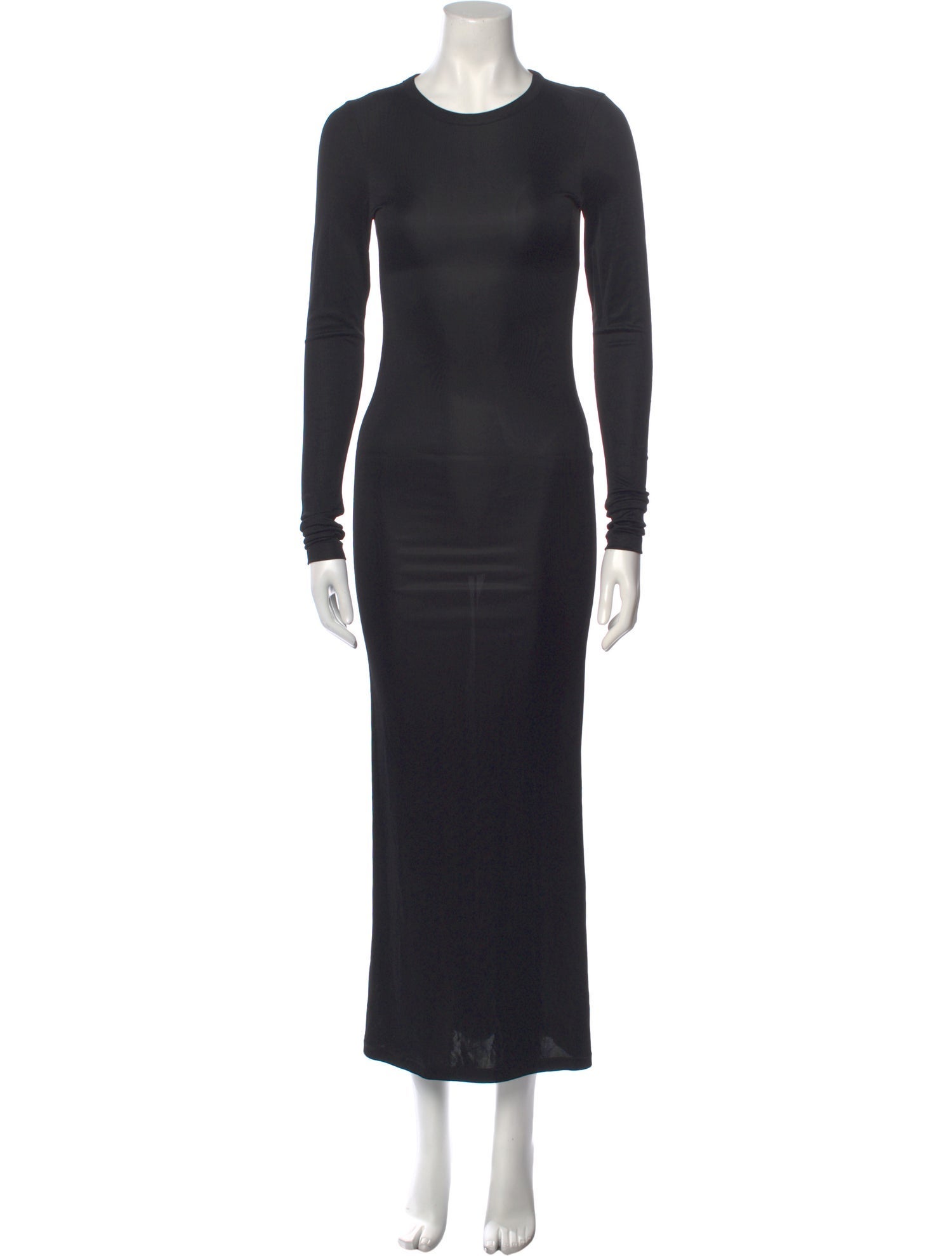 Khaite Crew Neck Long Dress