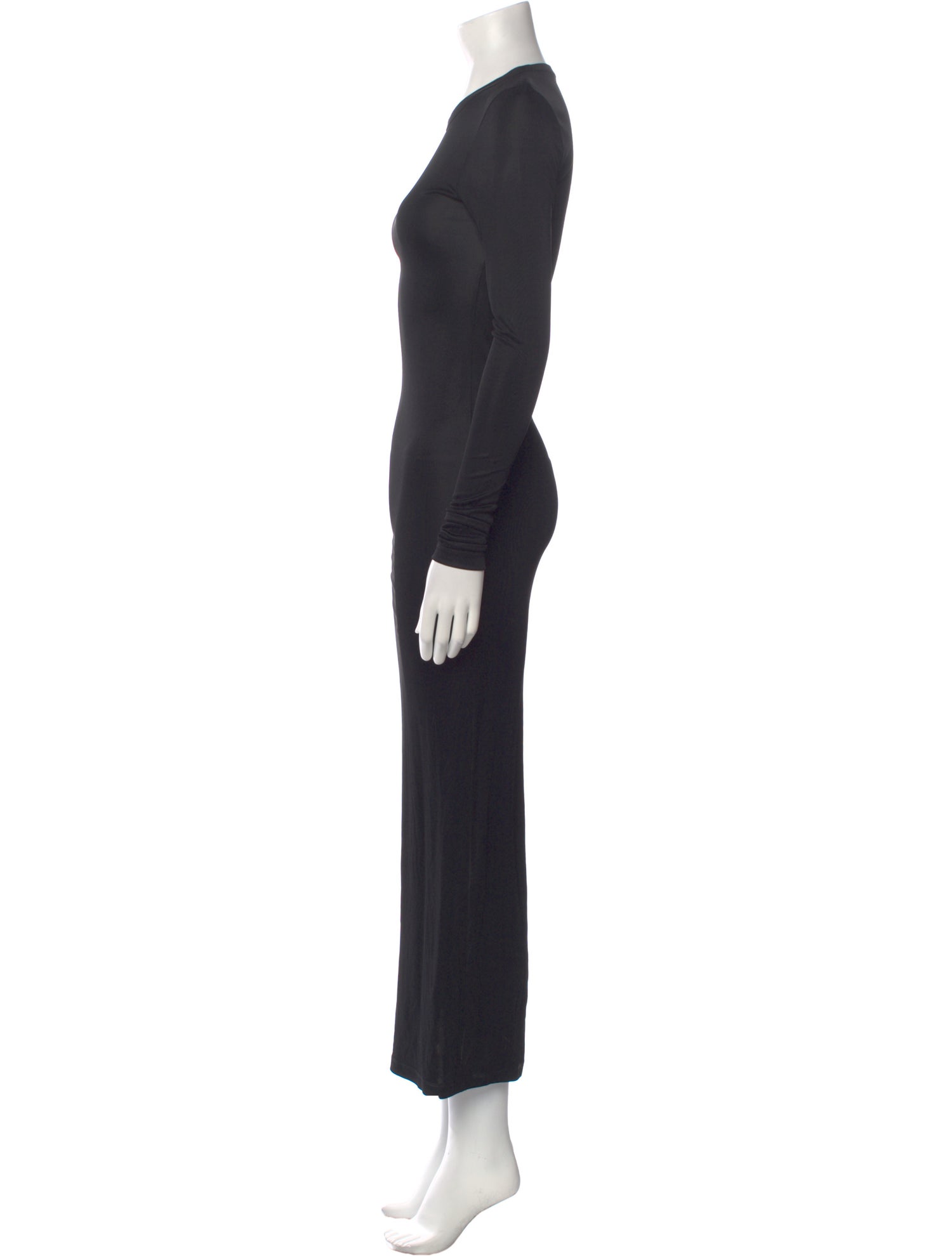 Khaite Crew Neck Long Dress
