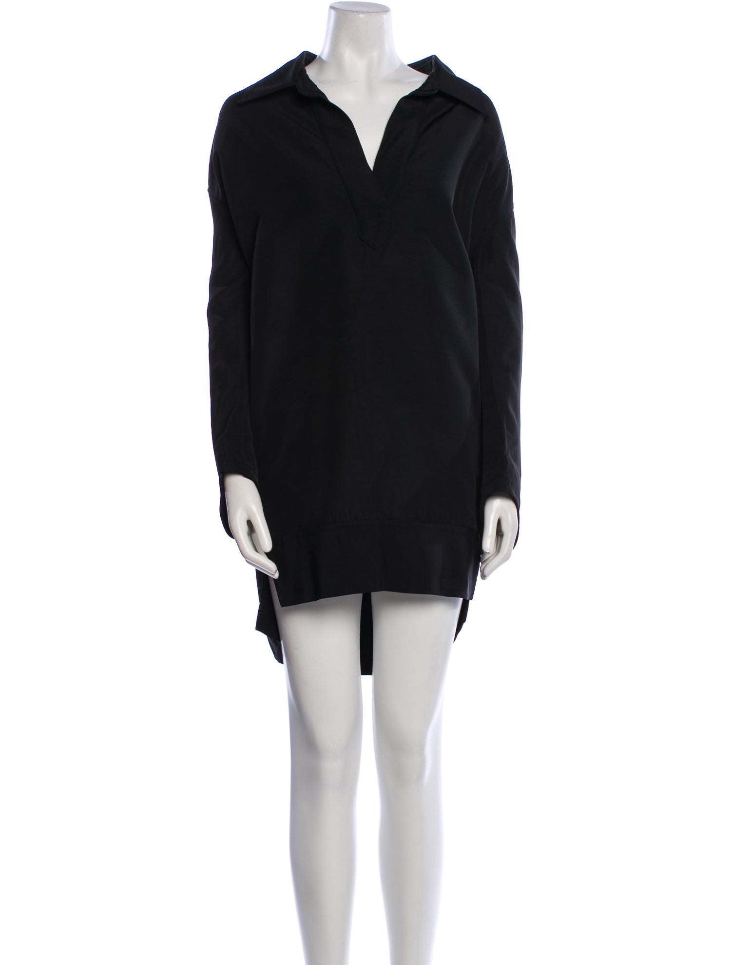 Khaite V-Neck Mini Dress