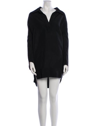 Khaite V-Neck Mini Dress