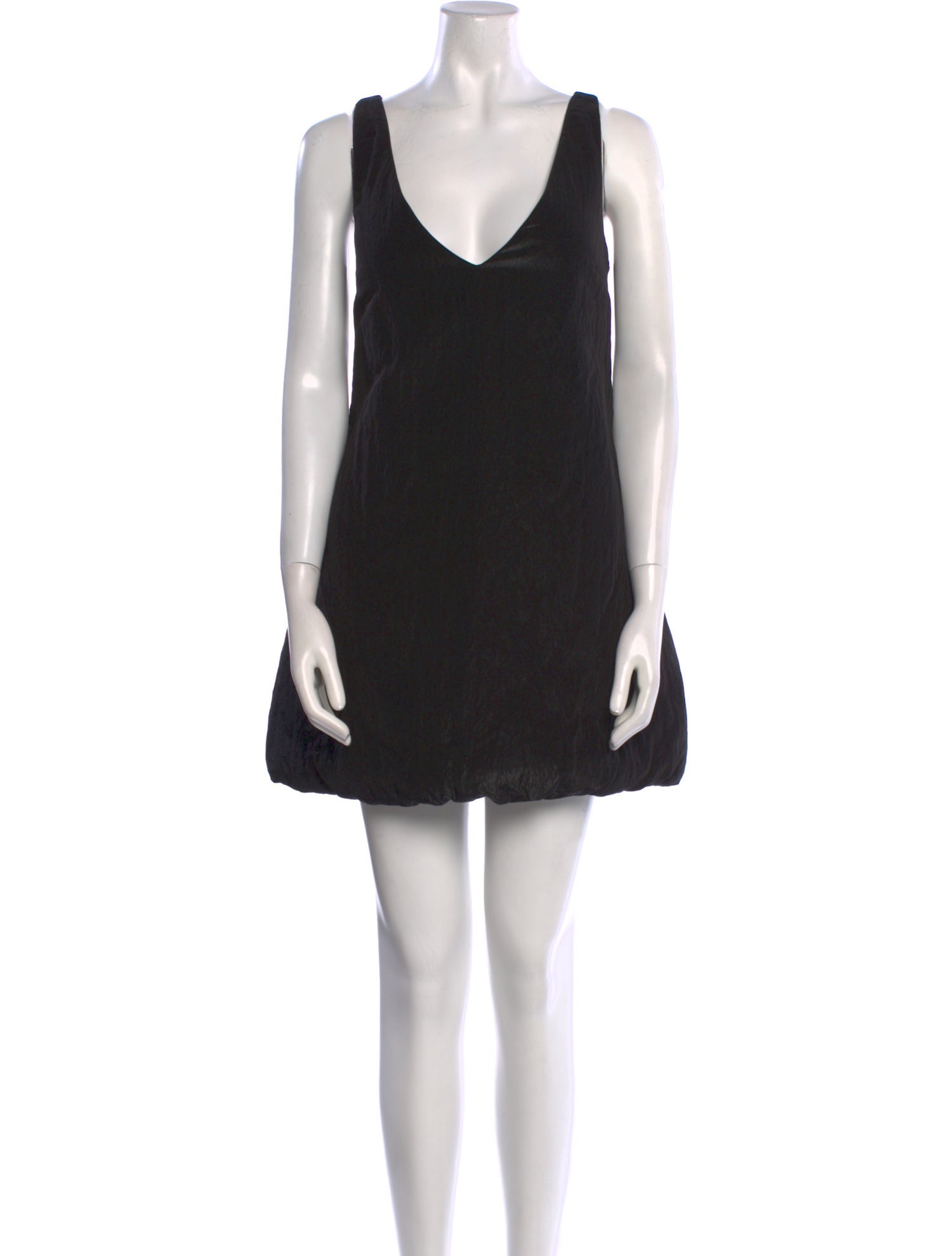 Khaite V-Neck Mini Dress