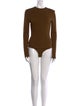 Khaite Mock Neck Long Sleeve Bodysuit
