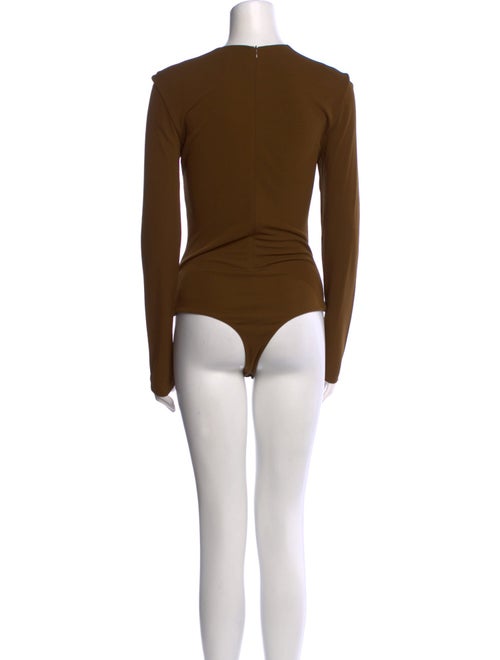 Khaite Mock Neck Long Sleeve Bodysuit