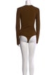 Khaite Mock Neck Long Sleeve Bodysuit