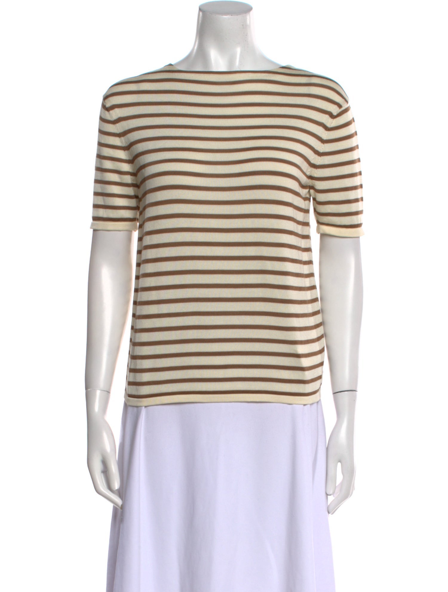 Khaite Silk Striped Sweater