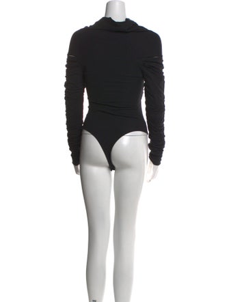 Khaite V-Neck Long Sleeve Bodysuit