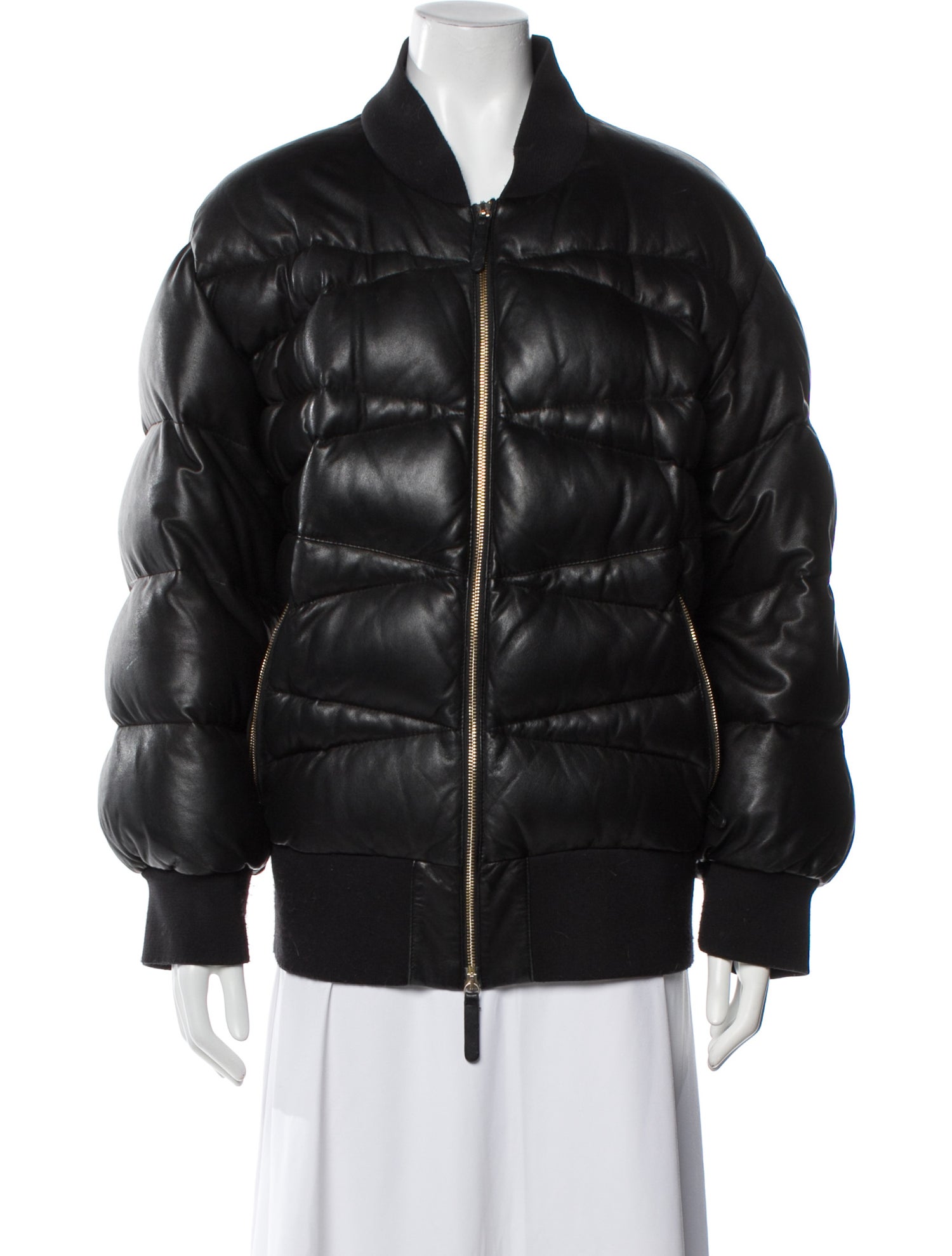 Khaite Leather Down Jacket