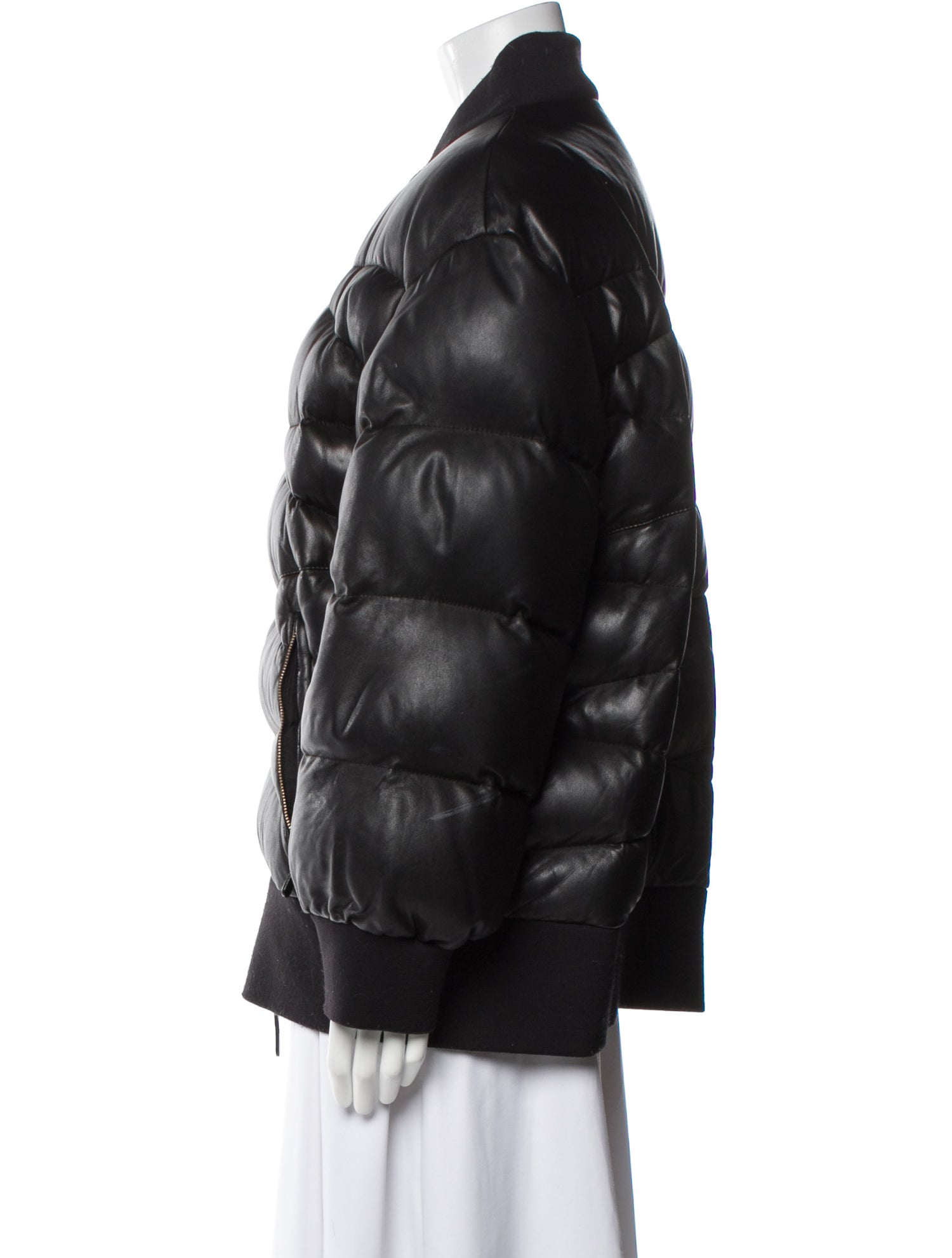 Khaite Leather Down Jacket