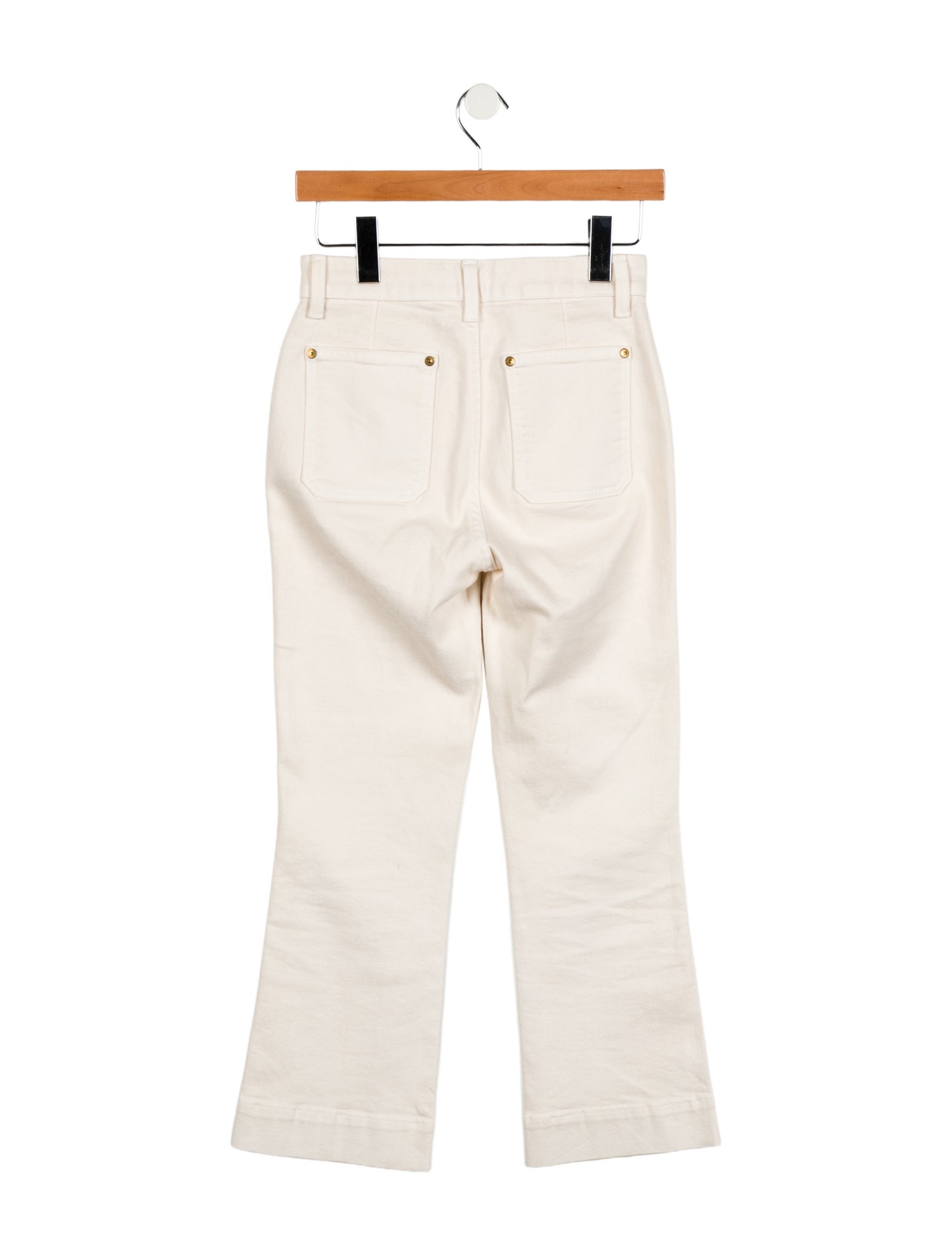 Khaite Mid-Rise Straight Leg Jeans