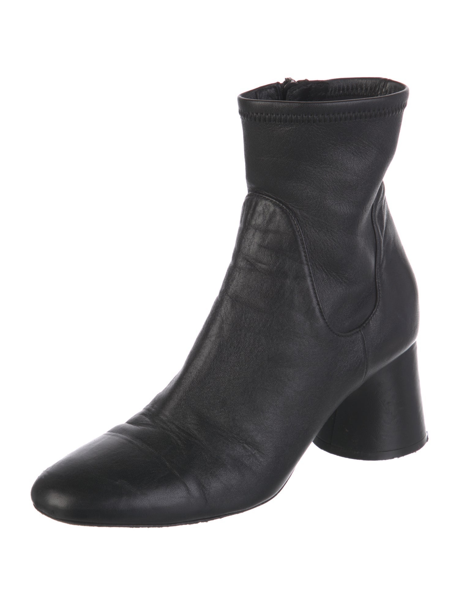 Khaite Leather Sock Boots
