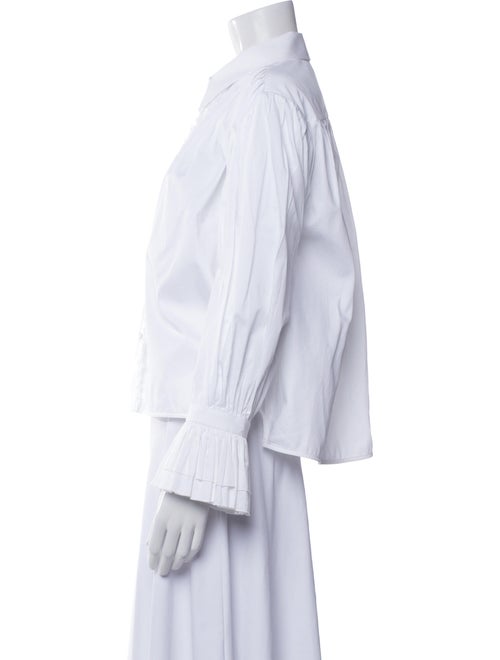 Khaite Long Sleeve Button-Up Top