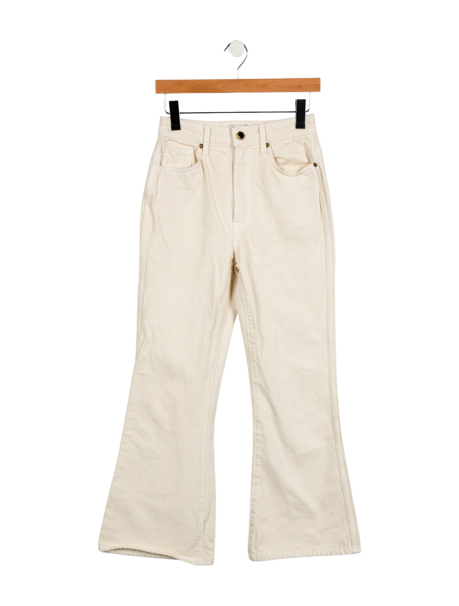 Khaite High-Rise Wide Leg Jeans