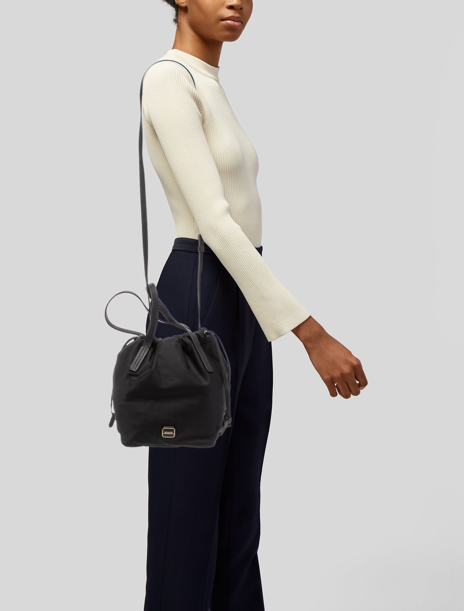 Khaite Nylon Bucket Bag