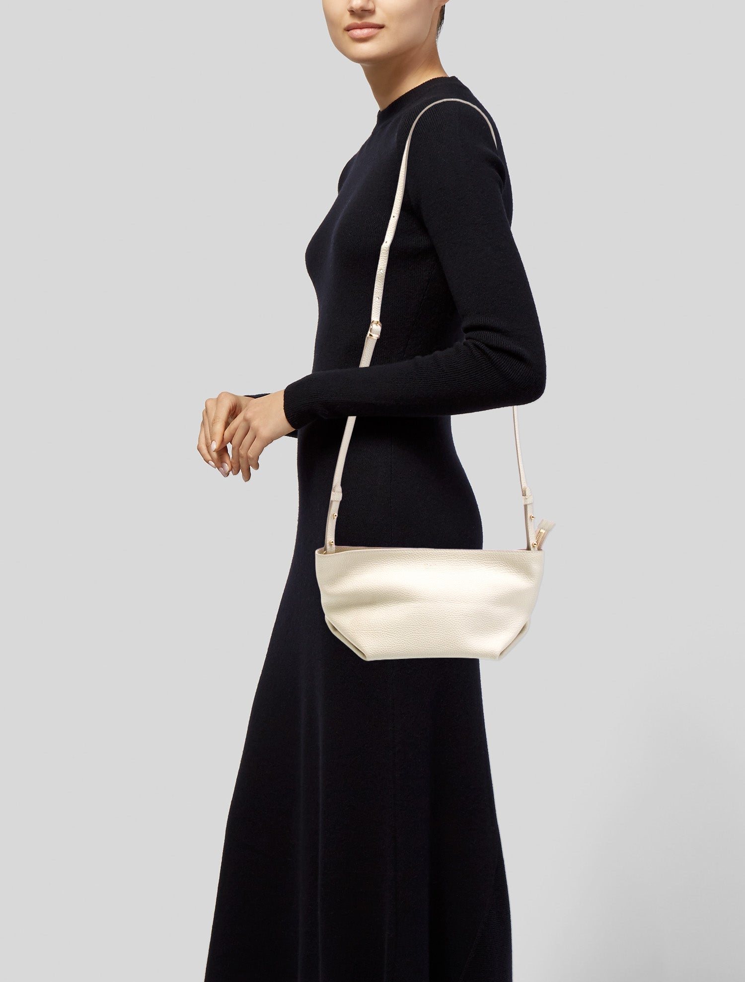 Khaite Leather Crossbody Bag