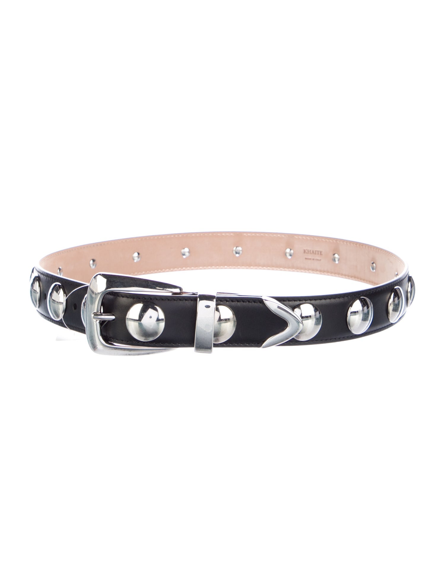 Khaite Skinny Leather Waist Belt