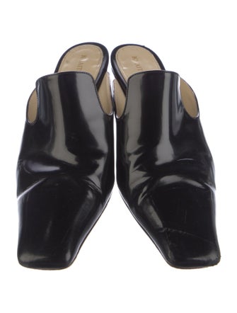 Khaite Patent Leather Mules