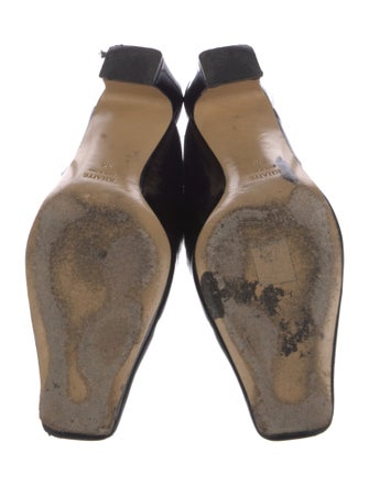 Khaite Patent Leather Mules