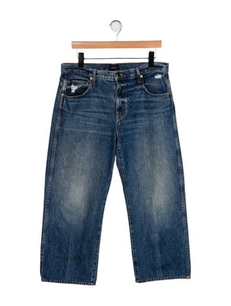 Khaite High-Rise Wide Leg Jeans