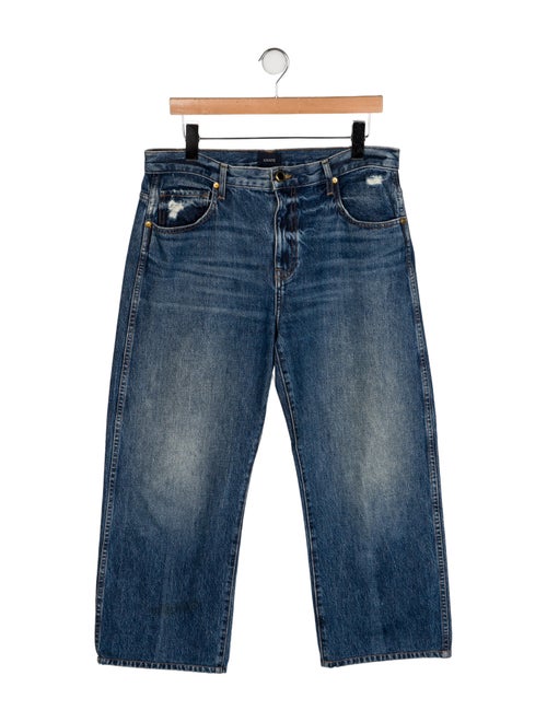 Khaite High-Rise Wide Leg Jeans