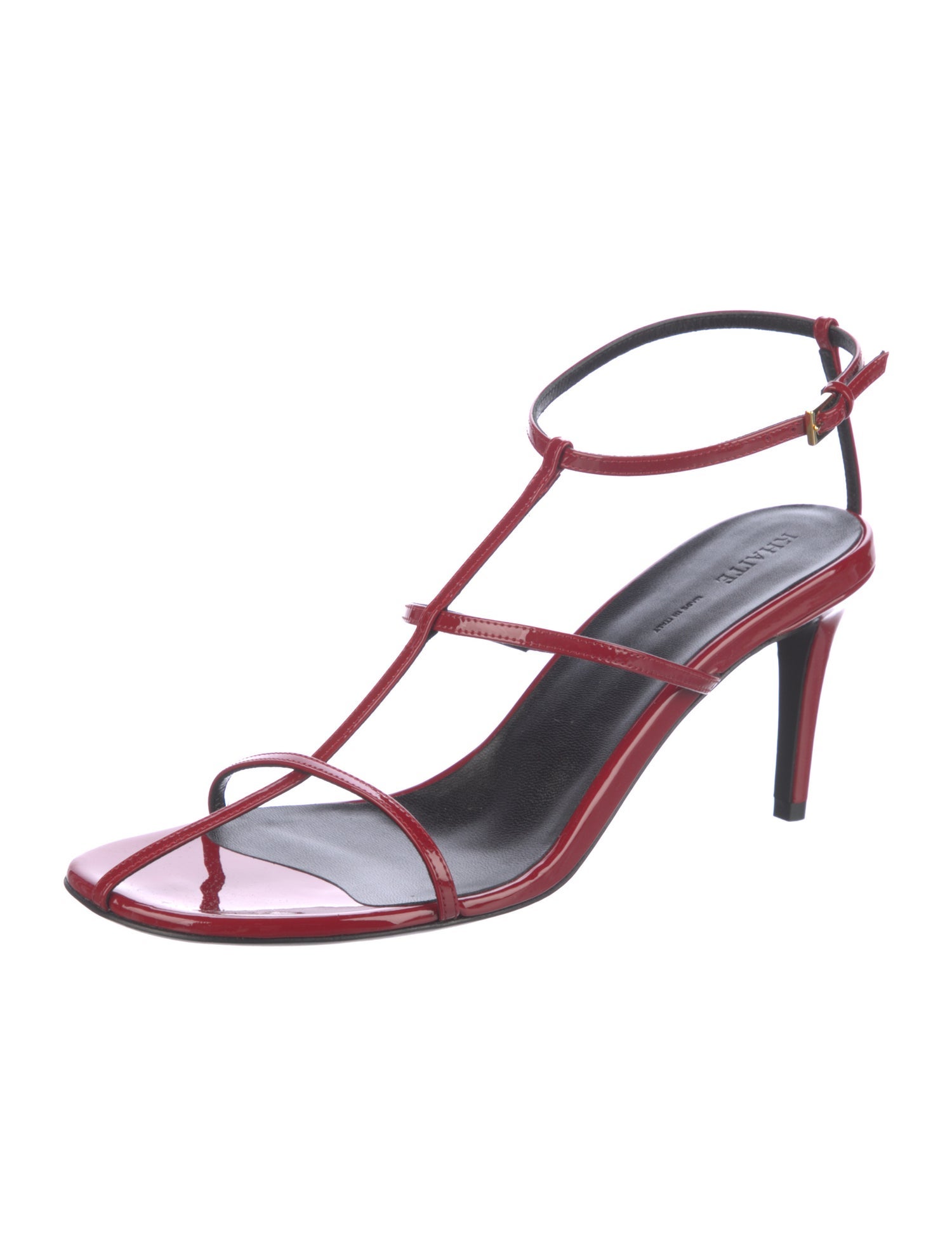 Khaite Suede T-Strap Sandals w/ Tags