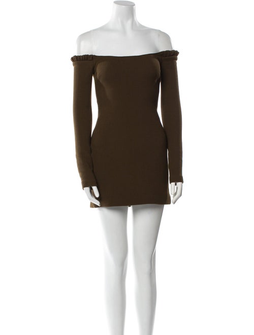 Khaite Virgin Wool Mini Dress