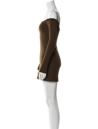 Khaite Virgin Wool Mini Dress