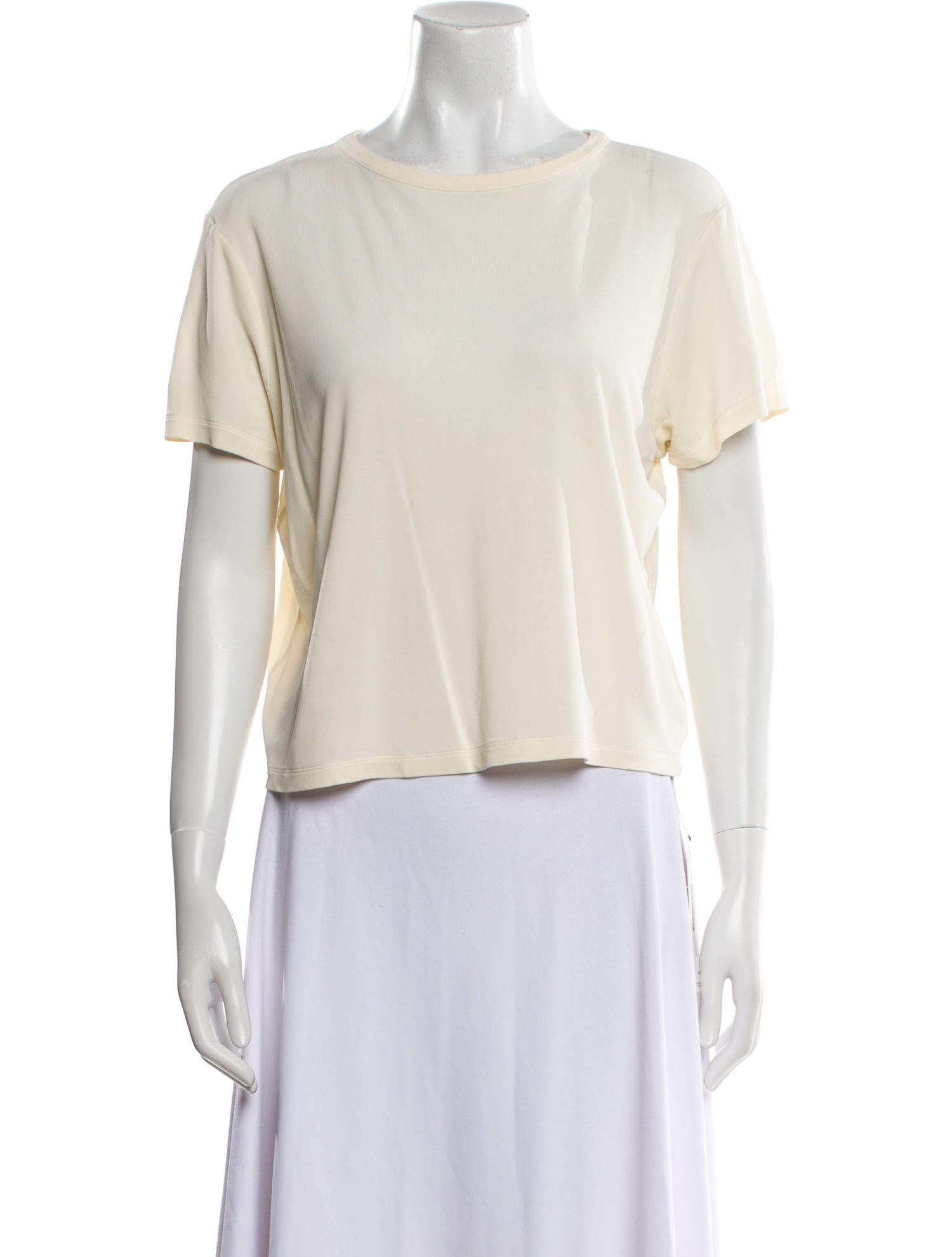 Khaite Bateau Neckline Short Sleeve T-Shirt