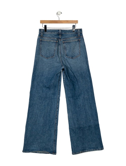 Khaite High-Rise Wide Leg Jeans