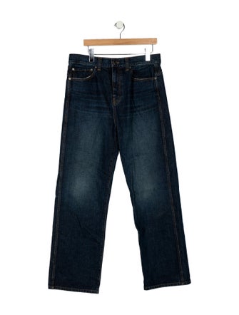 Khaite High-Rise Wide Leg Jeans