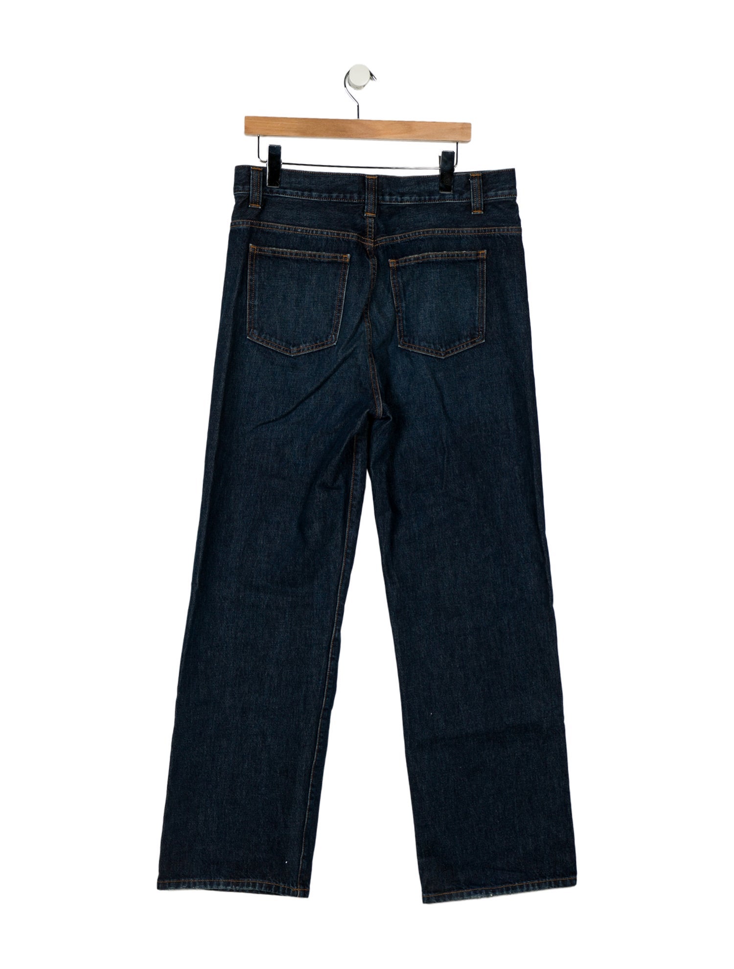 Khaite High-Rise Wide Leg Jeans