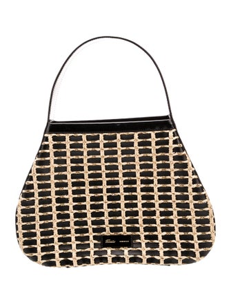 Khaite Raffia Shoulder Bag