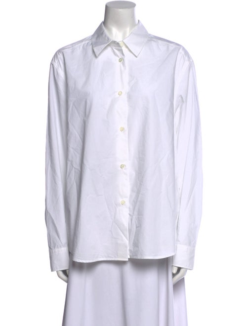 Khaite Long Sleeve Button-Up Top