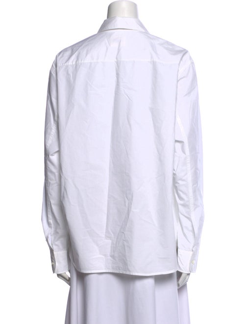 Khaite Long Sleeve Button-Up Top