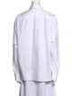 Khaite Long Sleeve Button-Up Top
