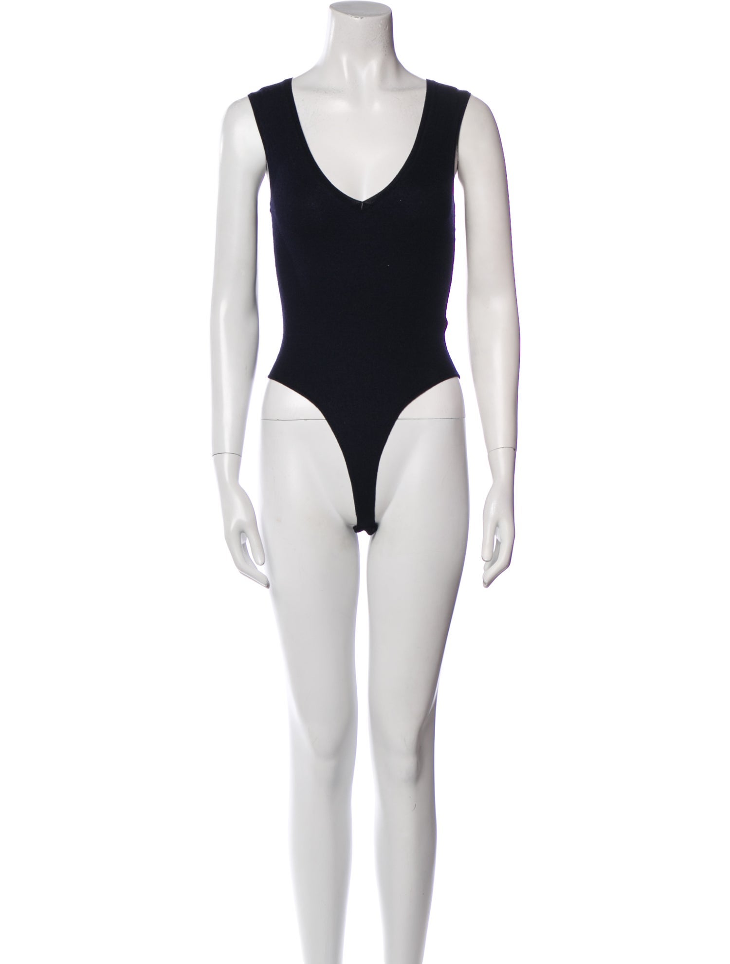 Khaite Merino Wool Scoop Neck Bodysuit