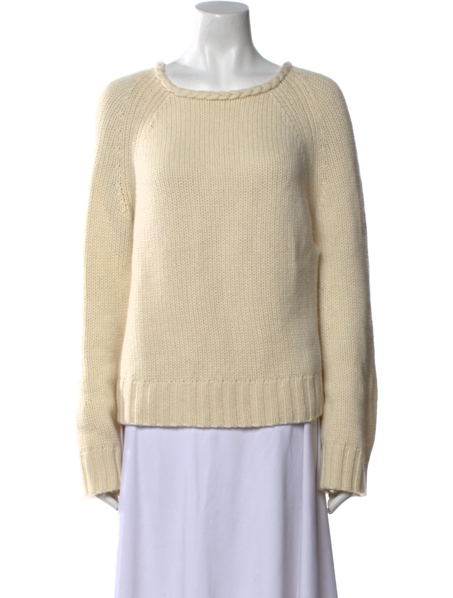 Khaite Cashmere Scoop Neck Sweater