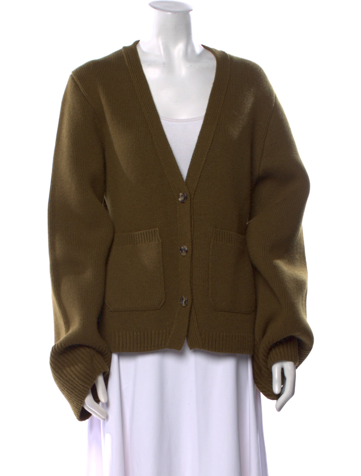 Khaite Cashmere V-Neck Sweater