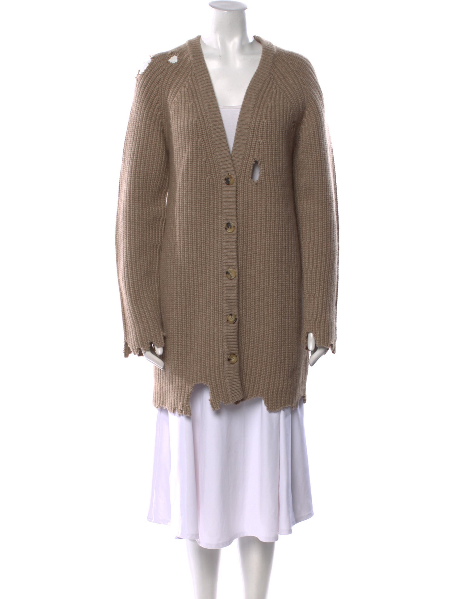 Khaite Cashmere V-Neck Sweater