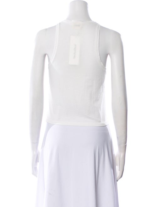 Khaite Crew Neck Sleeveless Crop Top