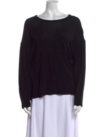 Khaite Silk Scoop Neck Sweatshirt