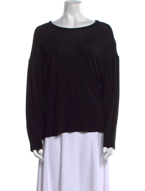 Khaite Silk Scoop Neck Sweatshirt