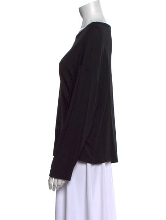 Khaite Silk Scoop Neck Sweatshirt